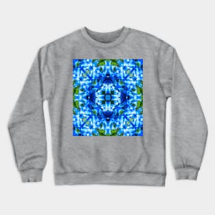 Welcoming the spring with fresh blue flowers. Crewneck Sweatshirt